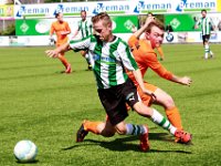 029 2016 Genemuiden HHC Hardenberg  02-07-2016: Voetbal: SC Genemuiden v HHC Hardenberg: Genemuiden/Frank Jansen (l) of Genemuiden, Jorn Kremer (r) of HHC Hardenberg/